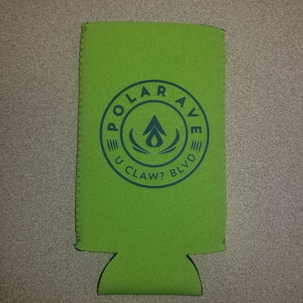 White Claw Koozie Green Koozie